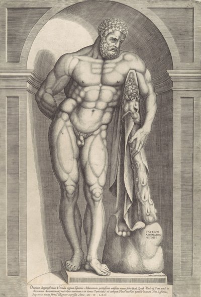 Speculum Romanae Magnificentiae: De Farnese Hercules door Jacob Bos
