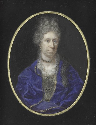 Portret van een vrouw door Jacob Christof Le Blon (attributed to)