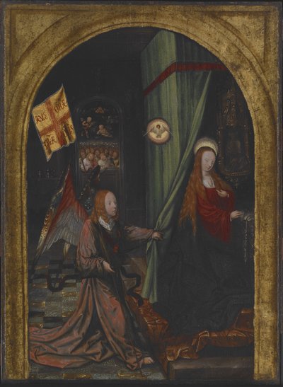 Annunciatie, ca. 1508 door Jacob Cornelisz van Oostsanen
