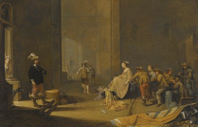 Een interieur van een wachtruimte door Jacob Duck