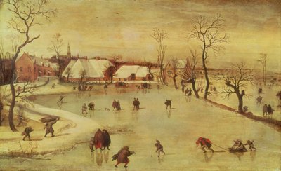 Winter door Jacob Grimmer
