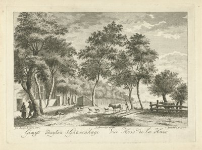 Landschap in de omgeving van Den Haag door Jacob Groenendijk