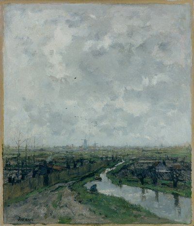 Saladetuin bij Den Haag door Jacob Henricus or Hendricus Maris