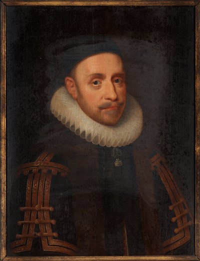 Gustav II Adolf van Zweden (1594-1632) door Jacob Hoefnagel