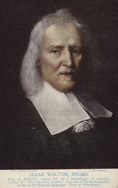 Izaak Walton (1593-1683), Engelse schrijver door Jacob Huysmans