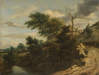 Zandpad in de duinen door Jacob van Ruisdael
