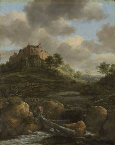 Kasteel Bentheim door Jacob van Ruisdael