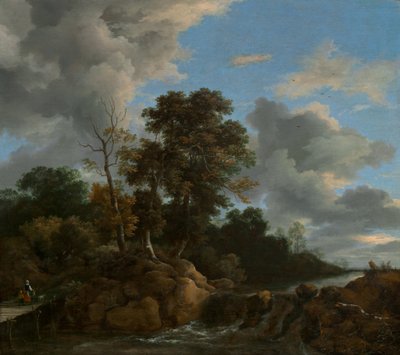Landschap, c.1670 door Jacob van Ruisdael