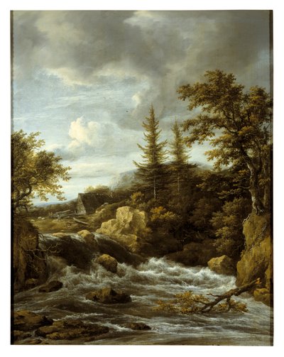 Waterval in Noorwegen door Jacob van Ruisdael