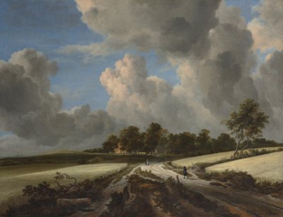 Korenvelden, c.1670 door Jacob van Ruisdael