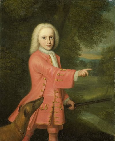 Portret van een jongen door Jacob Jan Nachenius (attributed to)