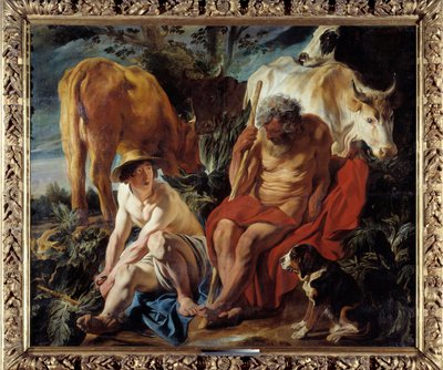 Mercurius en Argus door Jacob Jordaens