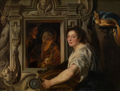 De Fruithandelaar door Jacob Jordaens
