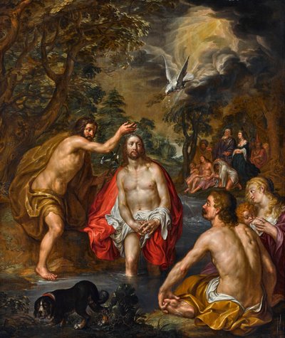 De doop van Christus door Jacob Lois
