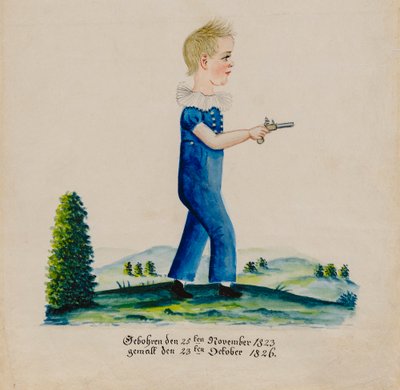 Portret van Edward Musser door Jacob Maentel