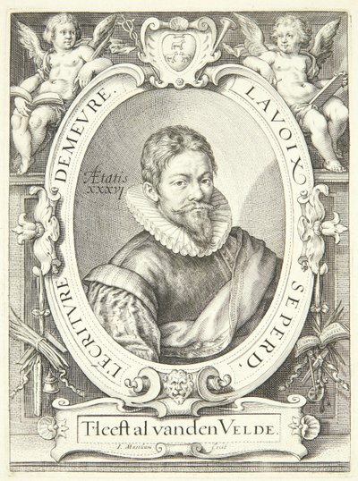 Jan van de Velde de Oudere door Jacob Matham