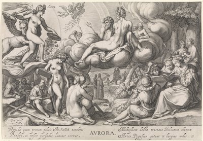 Ochtend (Aurora) door Jacob Matham