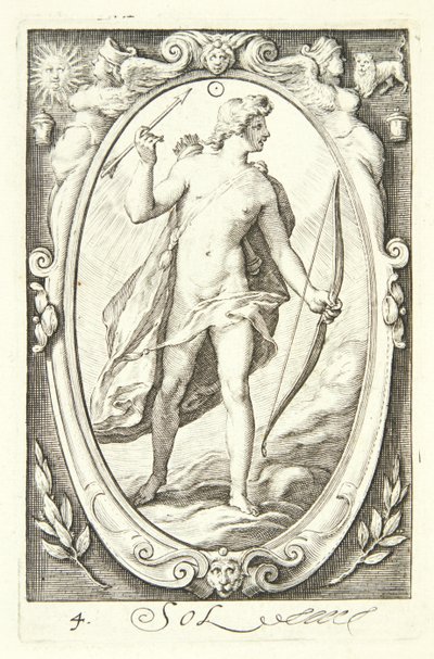 Zon door Jacob Matham