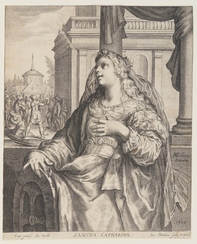 Sint-Katelijne door Jacob Matham