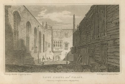 Savoy Kapel en Paleis door Jacob Schnebbelie