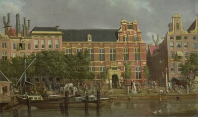 De Latijnse school aan de Singel door Jacob Smies