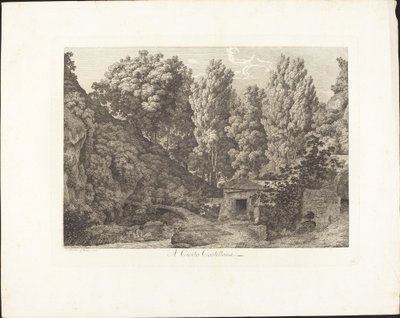 Een Civitavecchia door Jacob Wilhelm Mechau