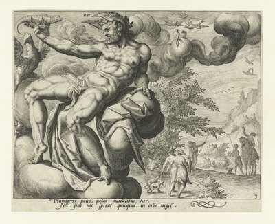 Het element lucht door Jacob de Gheyn (II) (attributed to)