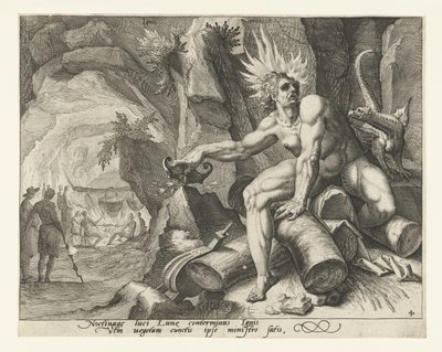 Het element vuur (De vier elementen) door Jacob de Gheyn (II) (attributed to)
