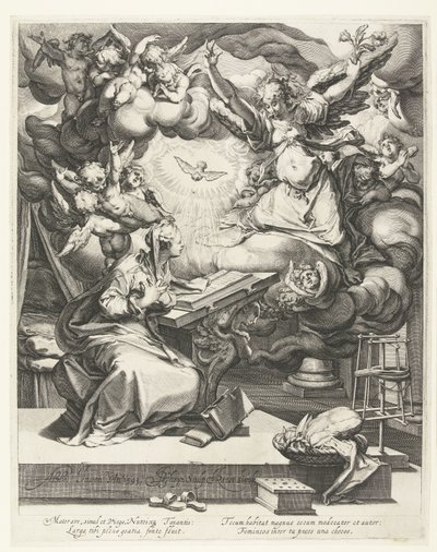 Annunciatie door Jacob de Gheyn (II)