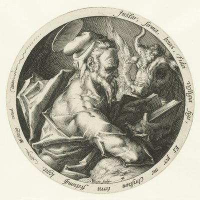 Evangelist Lucas door Jacob de Gheyn (II)