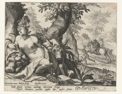 Het element aarde door Jacob de Gheyn (II)