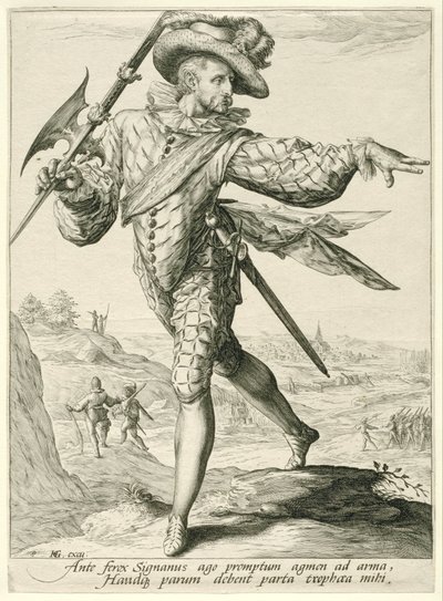 Sergeant door Jacob de Gheyn (II)