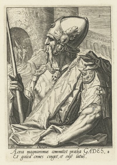 Stamvader Gad door Jacob de Gheyn (II)