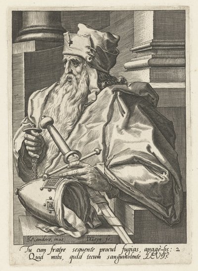 Stamvader Levi door Jacob de Gheyn (II)