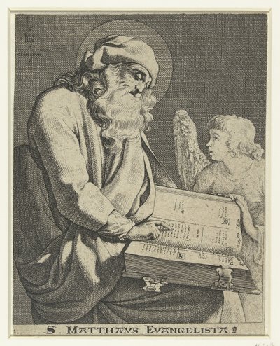 Evangelist Mattheüs door Jacob de Gheyn (III)