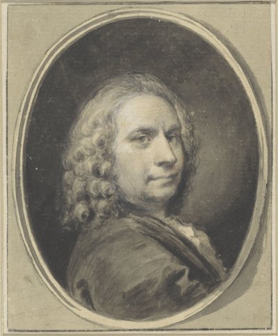 Zelfportret van Jacob de Wit door Jacob de Wit
