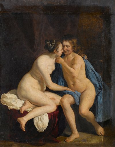 Liefhebbers door Jacob or Jacques van Loo