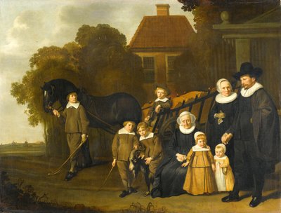 The Meebeeck Cruywagen Family door Jacob or Jacques van Loo
