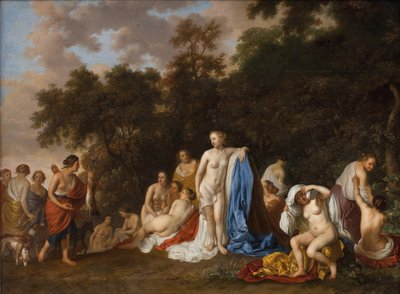 Diana en haar nimfen door Jacob van Loo