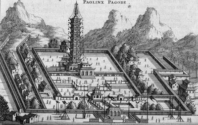 De Paolinx-pagode, uit een verslag van een Nederlandse ambassade naar China door Jacob van Meurs