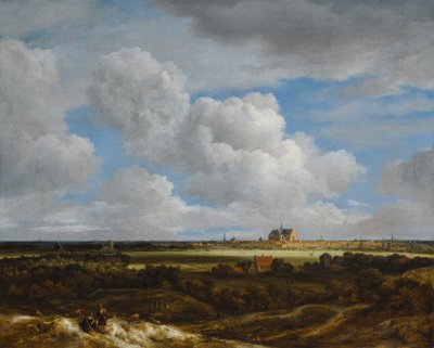 German: Blick auf Haarlem View of Haarlem (Haerlempje) door Jacob van Ruisdael