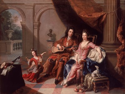 De Gitarist door Jacob van Schuppen