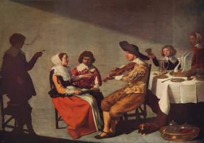 Een muzikaal feest, 1631, c1915 door Jacob van Velsen