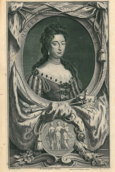 Koningin Mary door Jacobus Houbracken