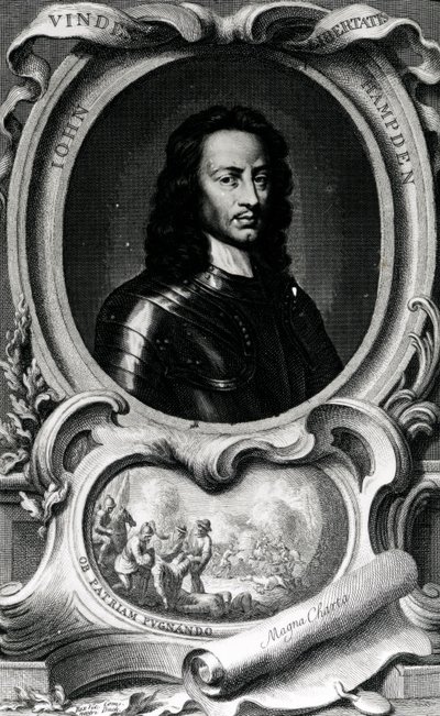 John Hampden door Jacobus Houbraken