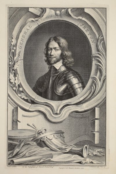Portret van Generaal Ireton, illustratie uit 