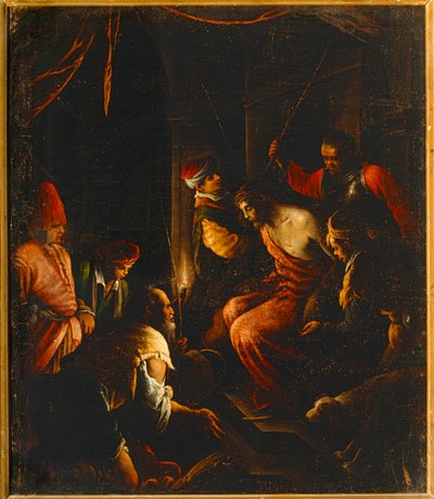 Doornenkroon (schilderij) door Jacopo (1510-92) Bassano