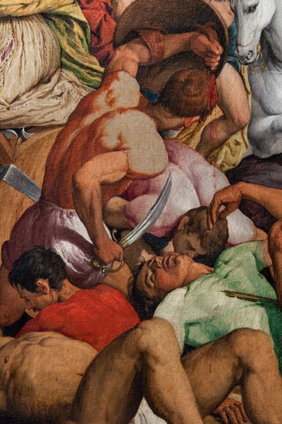 Martelaarschap van St. Catharina van Alexandrië (detail) door Jacopo (1510 92) Bassano