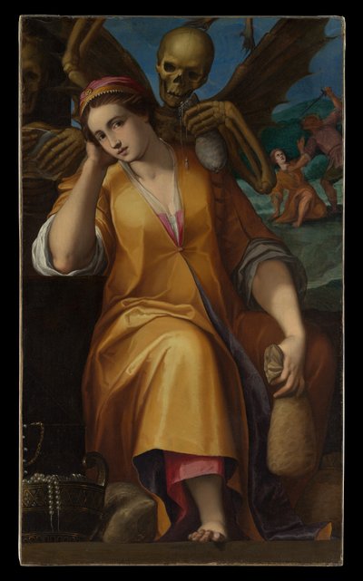 Allegorie van Hebzucht, c.1590 door Jacopo Ligozzi