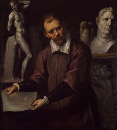 Portret van een Man door Jacopo Palma